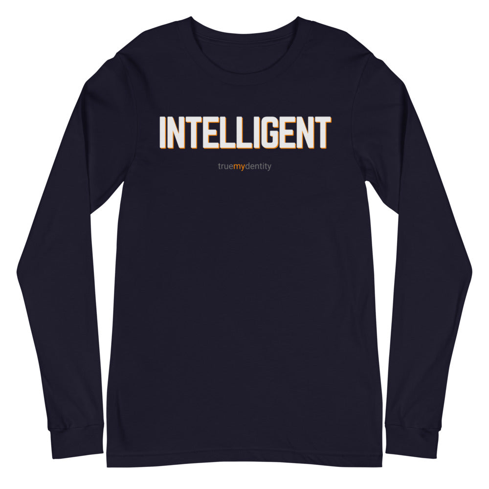 INTELLIGENT Long Sleeve Shirt Bold Design | Unisex