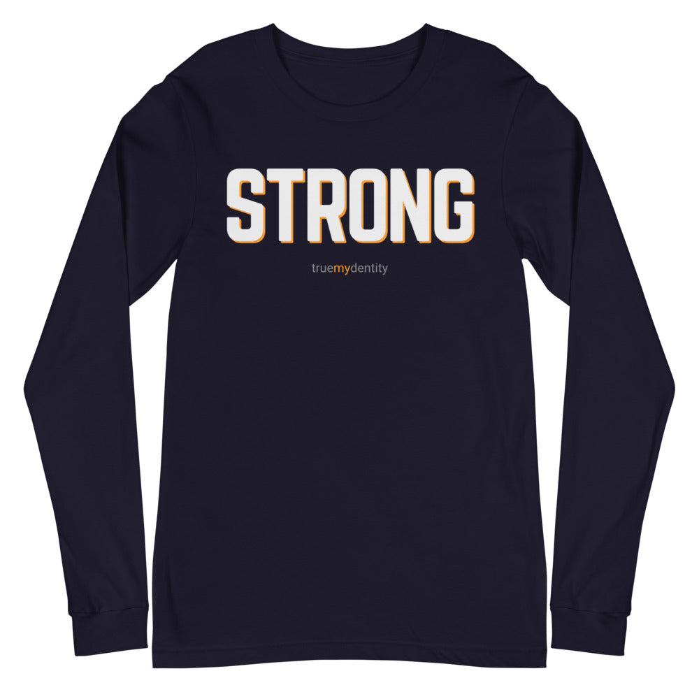 STRONG Long Sleeve Shirt Bold Design | Unisex