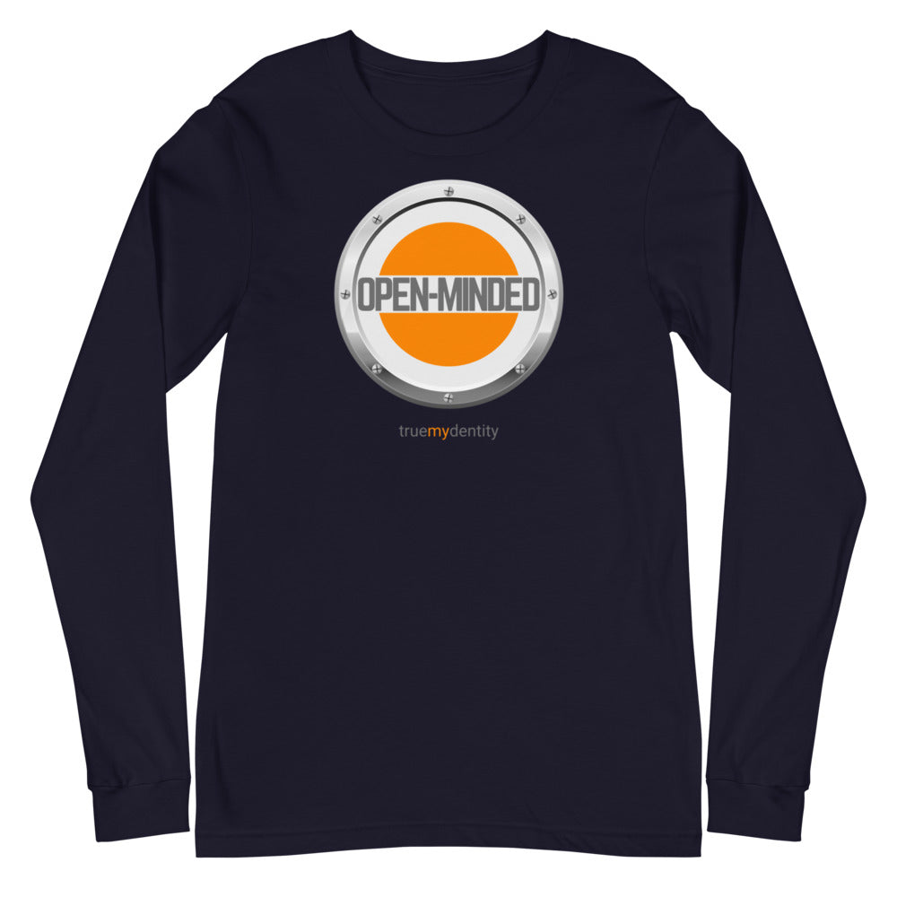 OPEN-MINDED Long Sleeve Shirt Core Design | Unisex