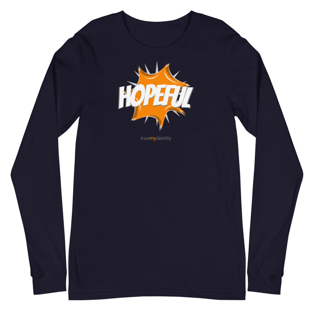 HOPEFUL Long Sleeve Shirt Action Design | Unisex