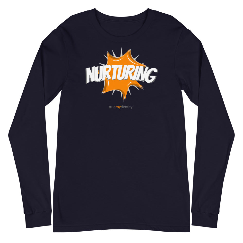 NURTURING Long Sleeve Shirt Action Design | Unisex