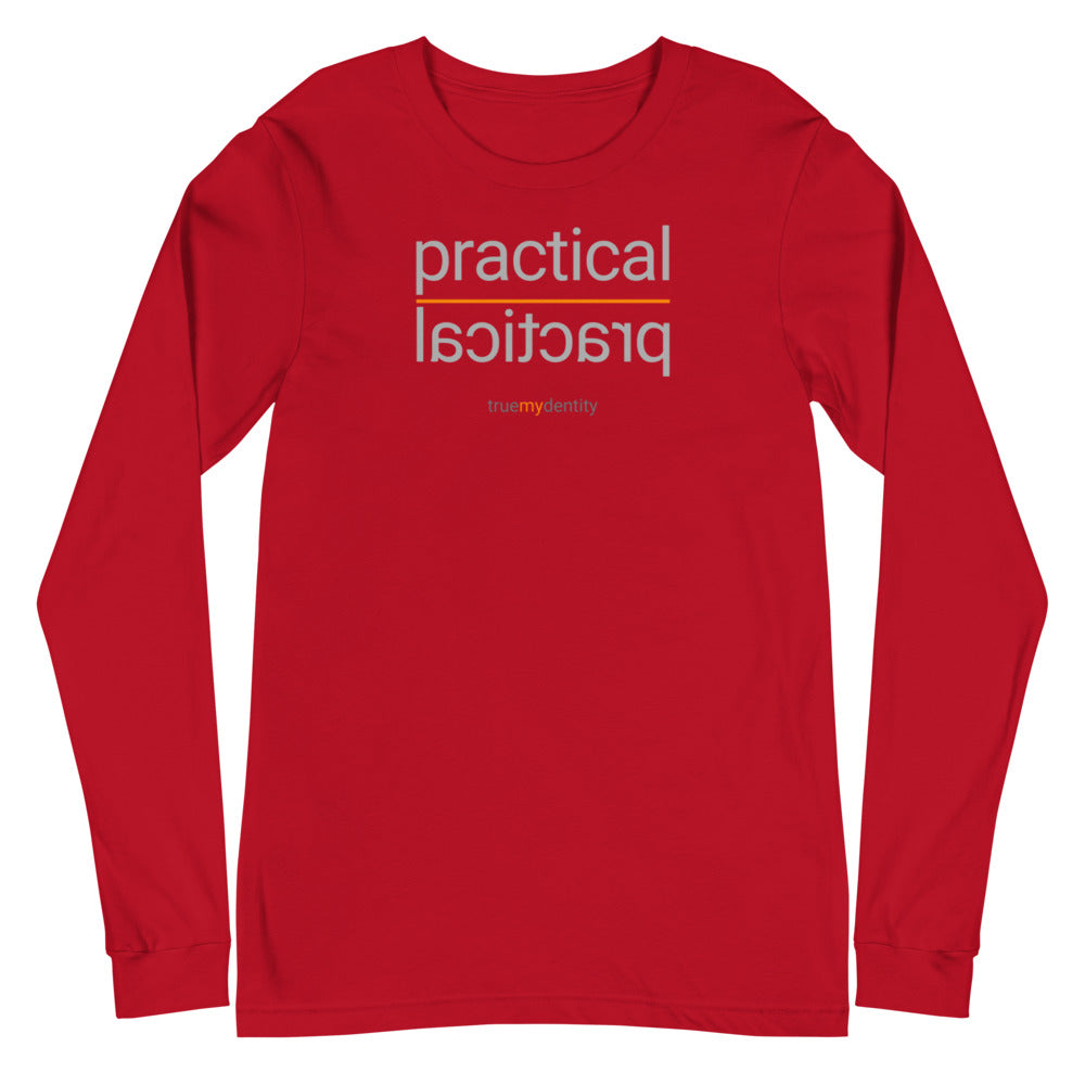 PRACTICAL Long Sleeve Shirt Reflection Design | Unisex