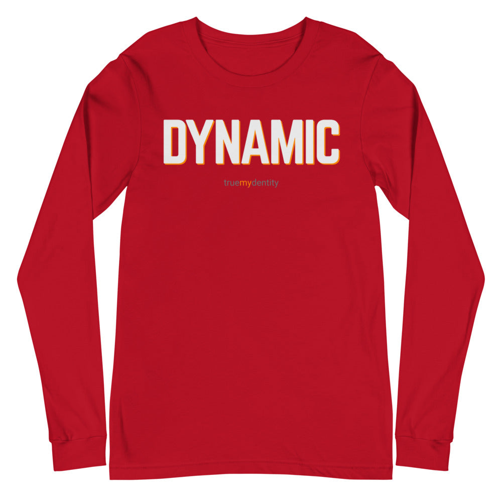 DYNAMIC Long Sleeve Shirt Bold Design | Unisex