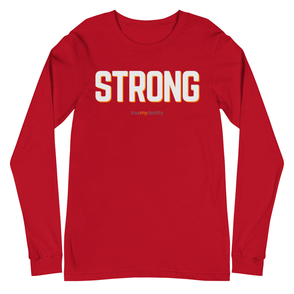 STRONG Long Sleeve Shirt Bold Design | Unisex