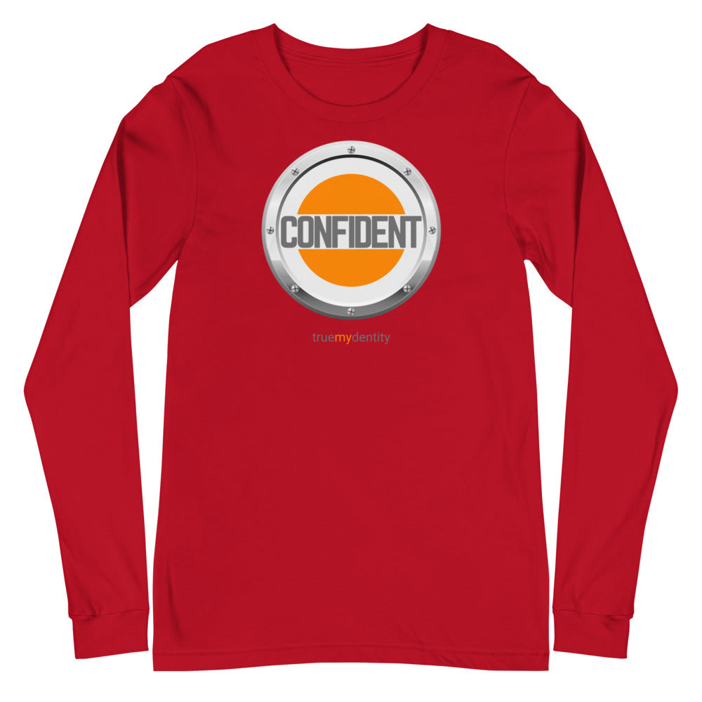 CONFIDENT Long Sleeve Shirt Core Design | Unisex