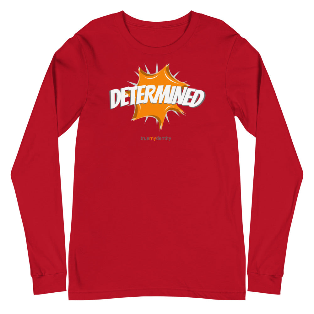 DETERMINED Long Sleeve Shirt Action Design | Unisex