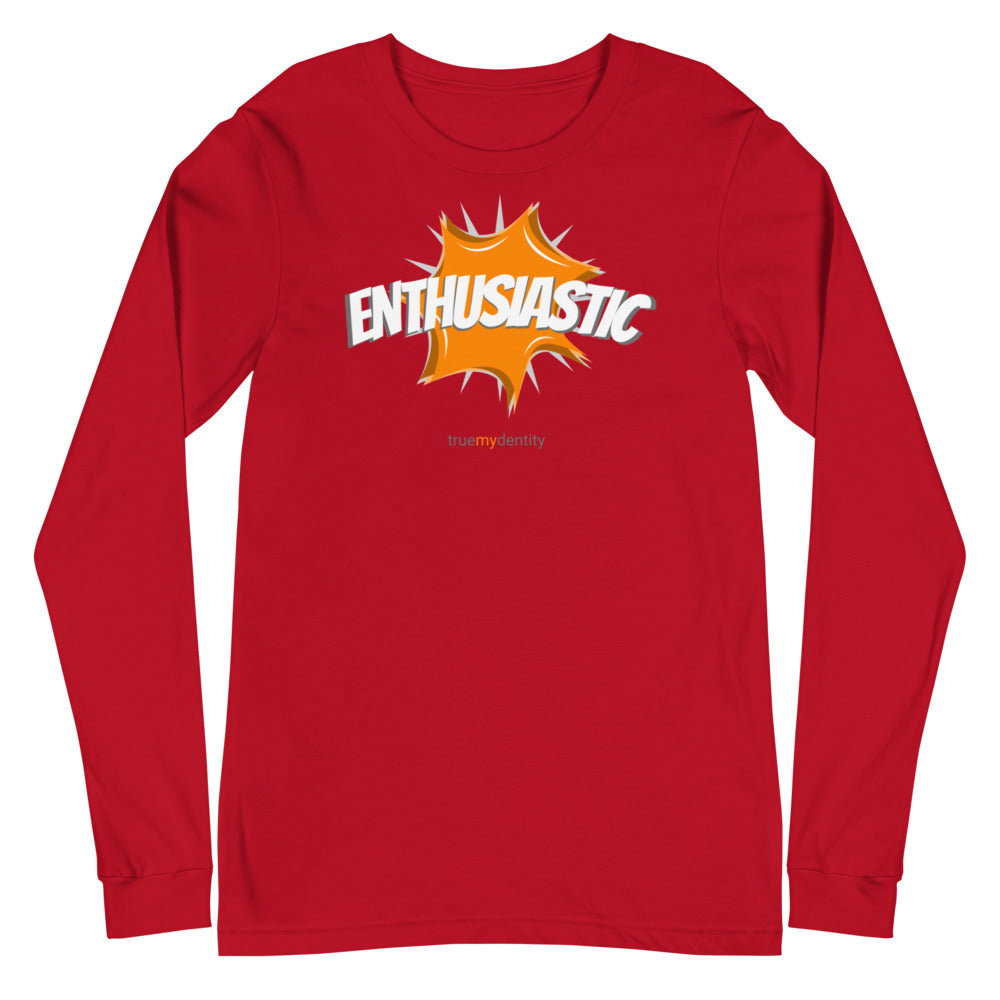 ENTHUSIASTIC Long Sleeve Shirt Action Design | Unisex