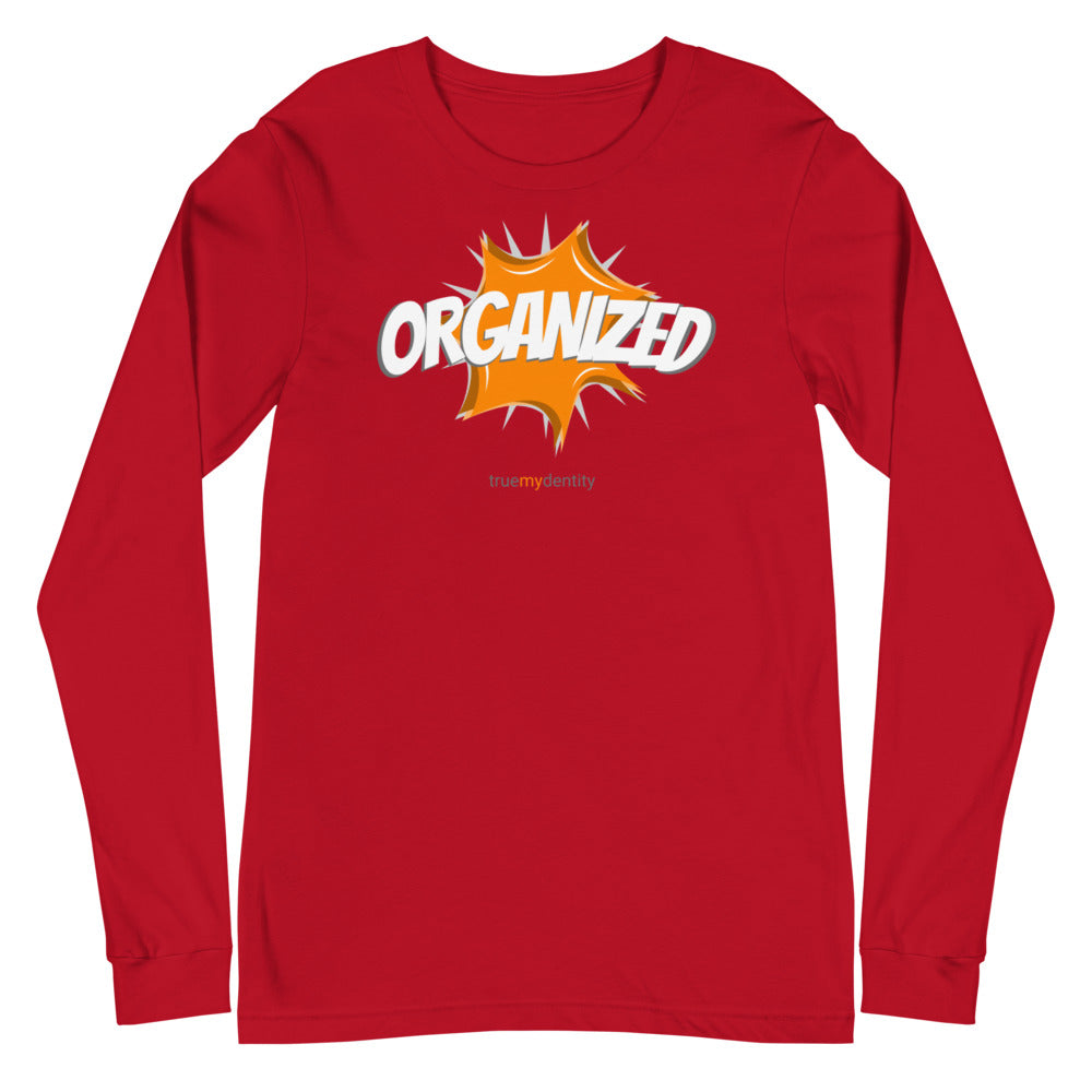 ORGANIZED Long Sleeve Shirt Action Design | Unisex