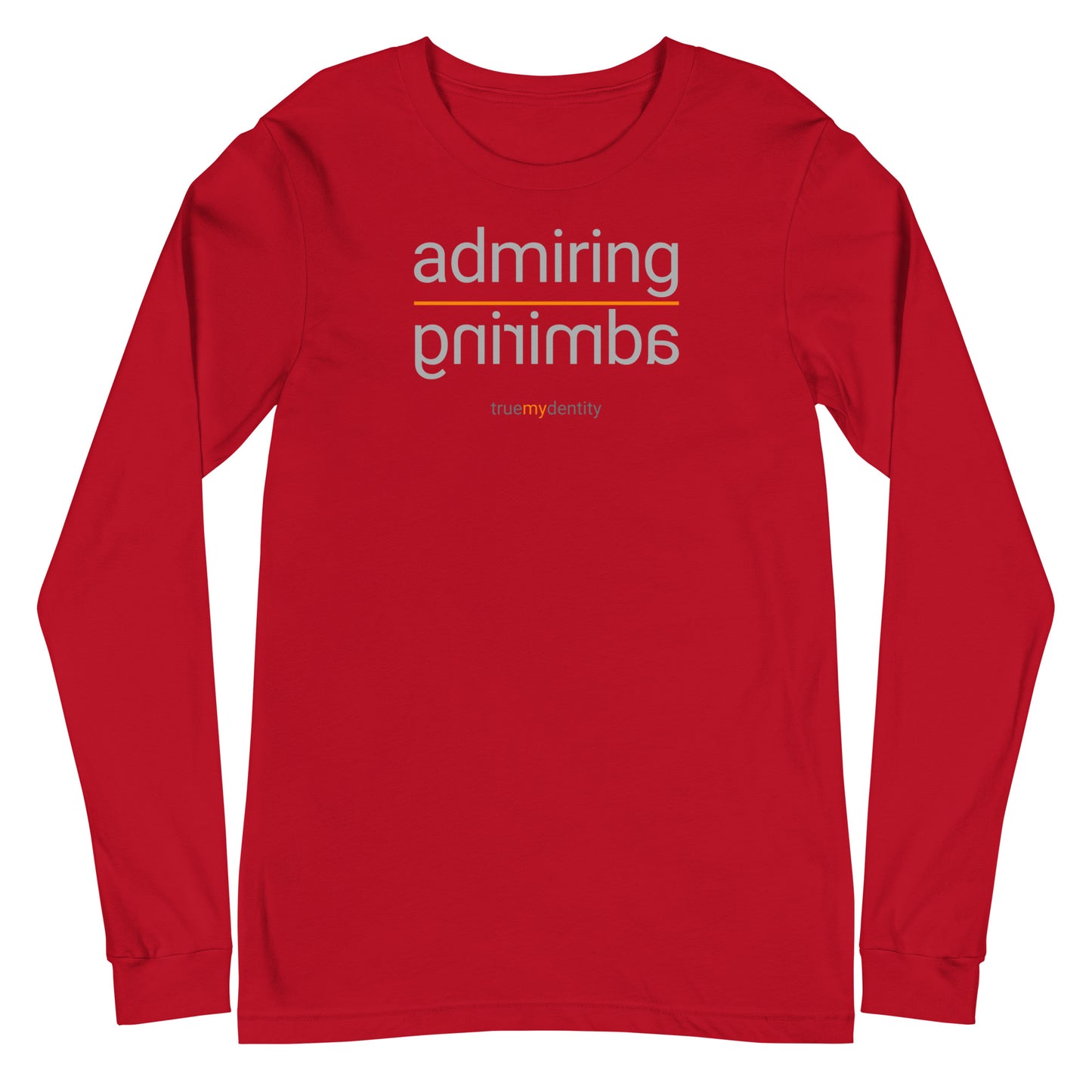ADMIRING Long Sleeve Shirt Reflection Design | Unisex