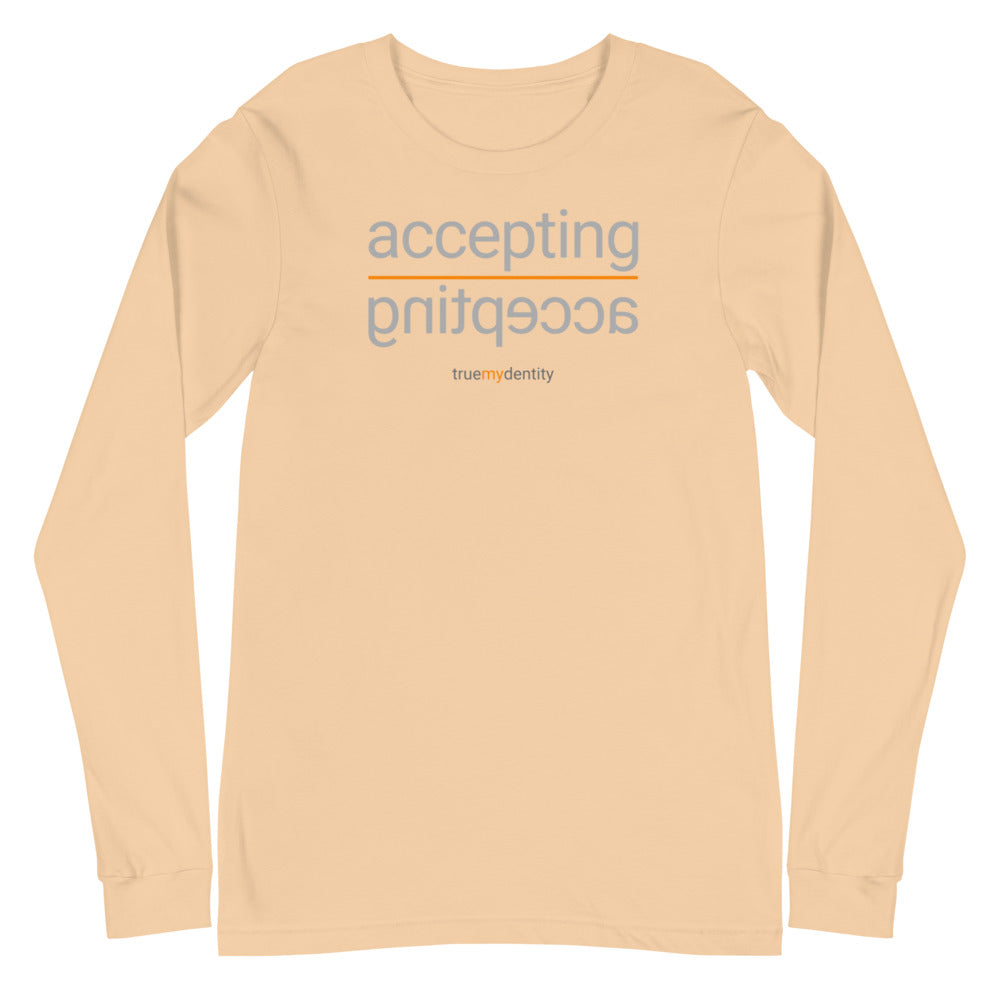 ACCEPTING Long Sleeve Shirt Reflection Design | Unisex