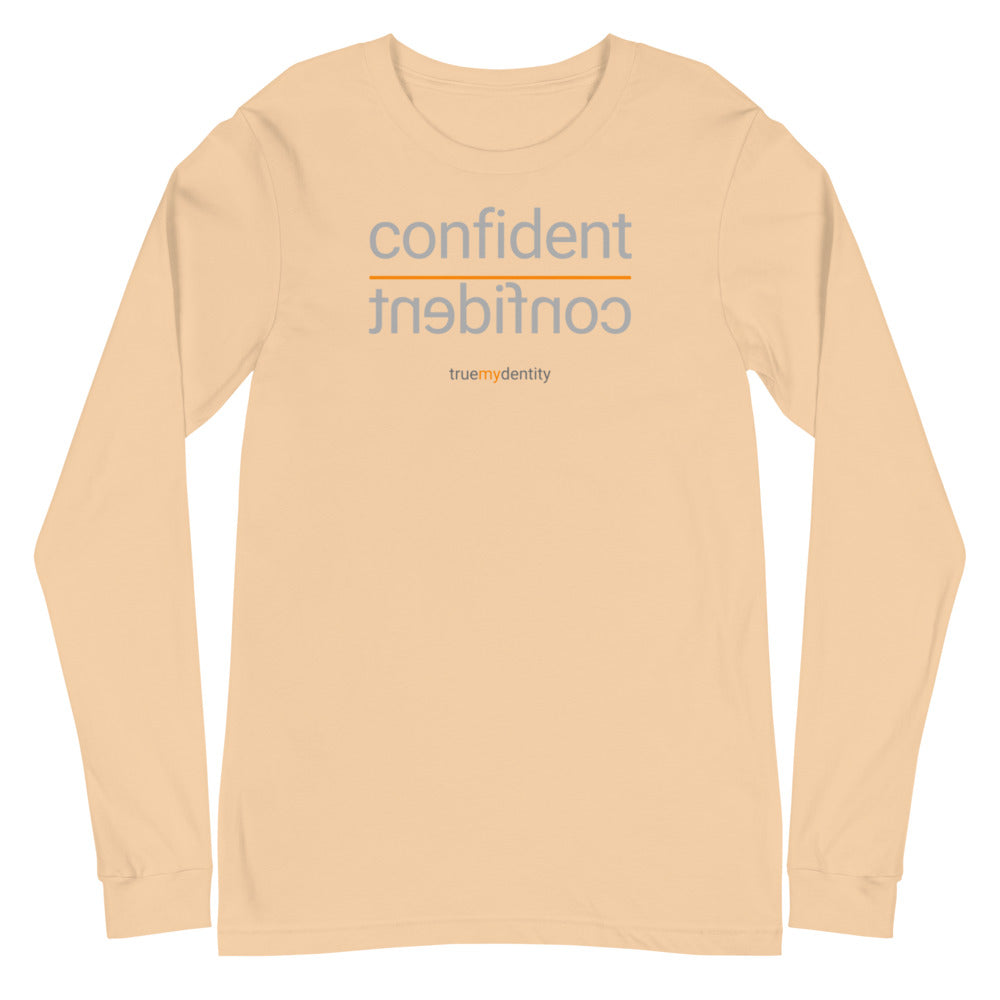 CONFIDENT Long Sleeve Shirt Reflection Design | Unisex