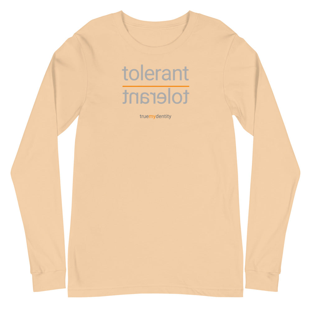 TOLERANT Long Sleeve Shirt Reflection Design | Unisex