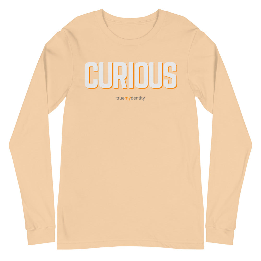 CURIOUS Long Sleeve Shirt Bold Design | Unisex