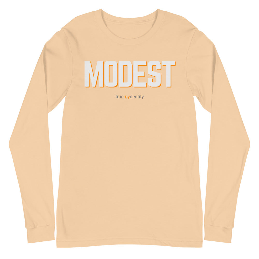 MODEST Long Sleeve Shirt Bold Design | Unisex