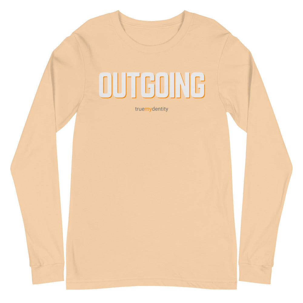 OUTGOING Long Sleeve Shirt Bold Design | Unisex