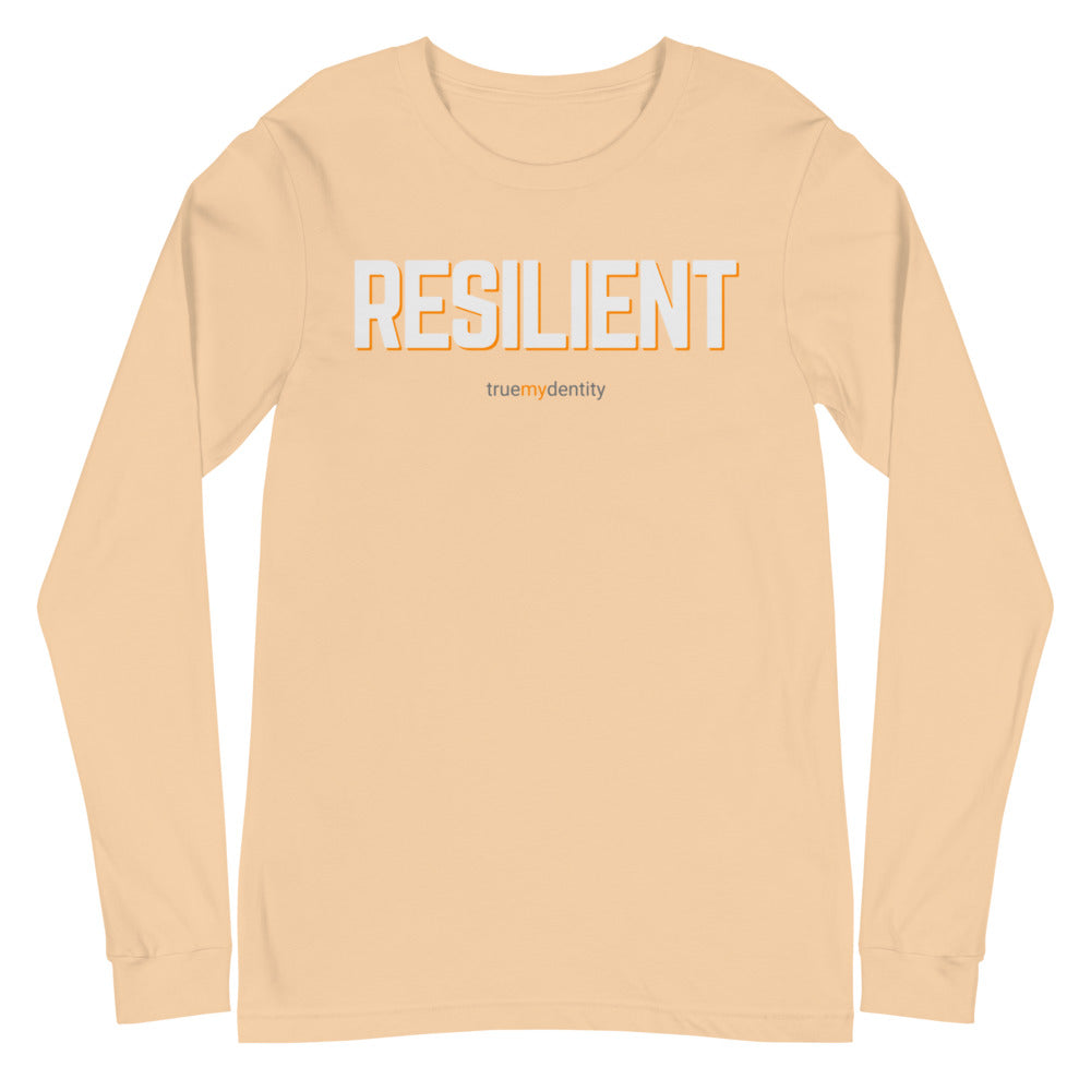 RESILIENT Long Sleeve Shirt Bold Design | Unisex