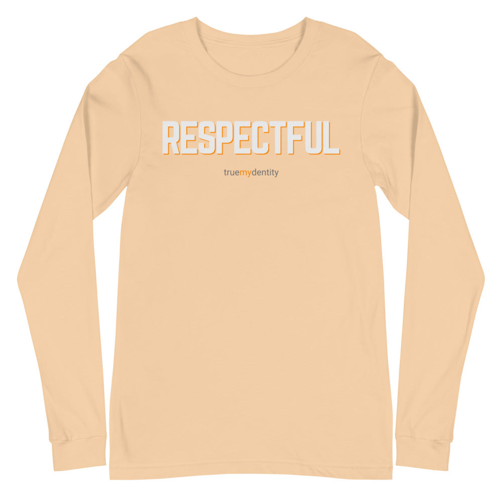 RESPECTFUL Long Sleeve Shirt Bold Design | Unisex