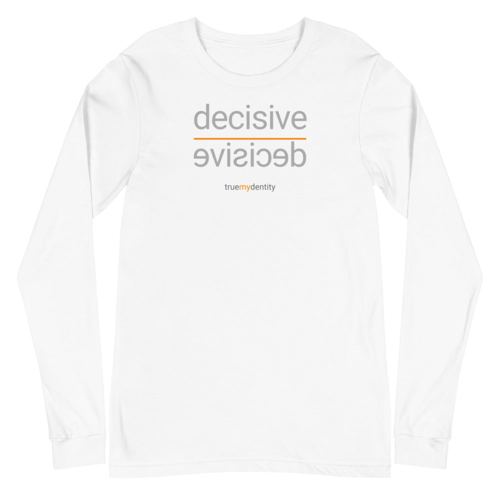 DECISIVE Long Sleeve Shirt Reflection Design | Unisex