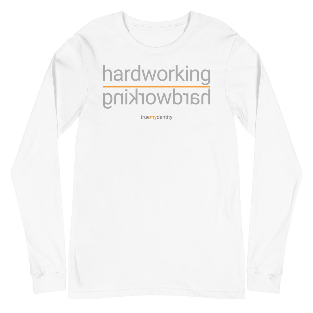 HARDWORKING Long Sleeve Shirt Reflection Design | Unisex