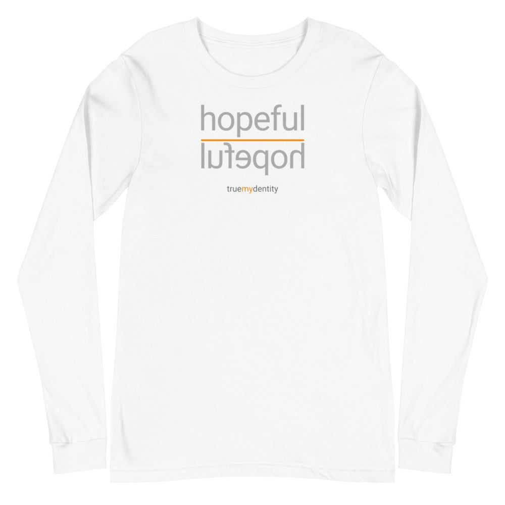 HOPEFUL Long Sleeve Shirt Reflection Design | Unisex