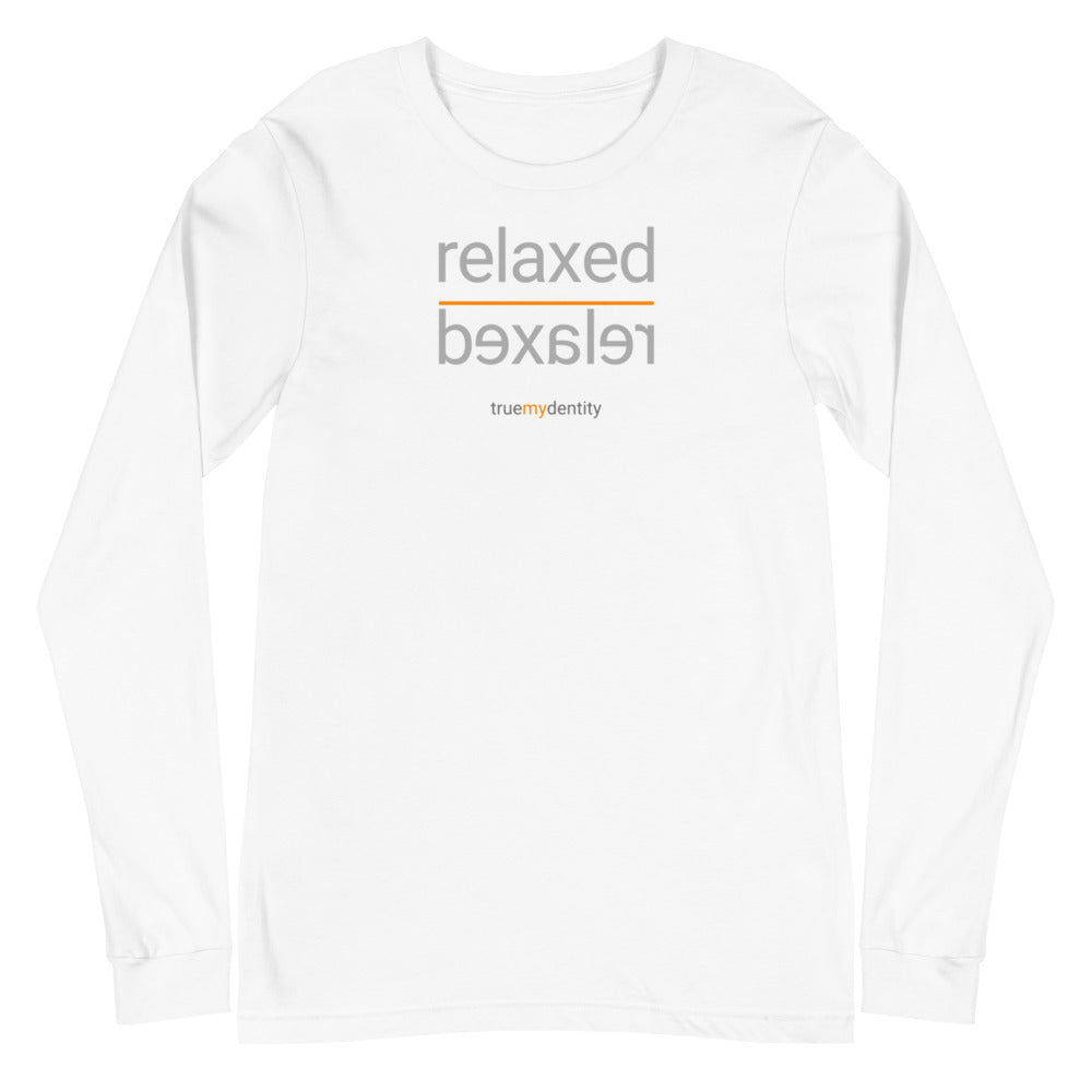RELAXED Long Sleeve Shirt Reflection Design | Unisex