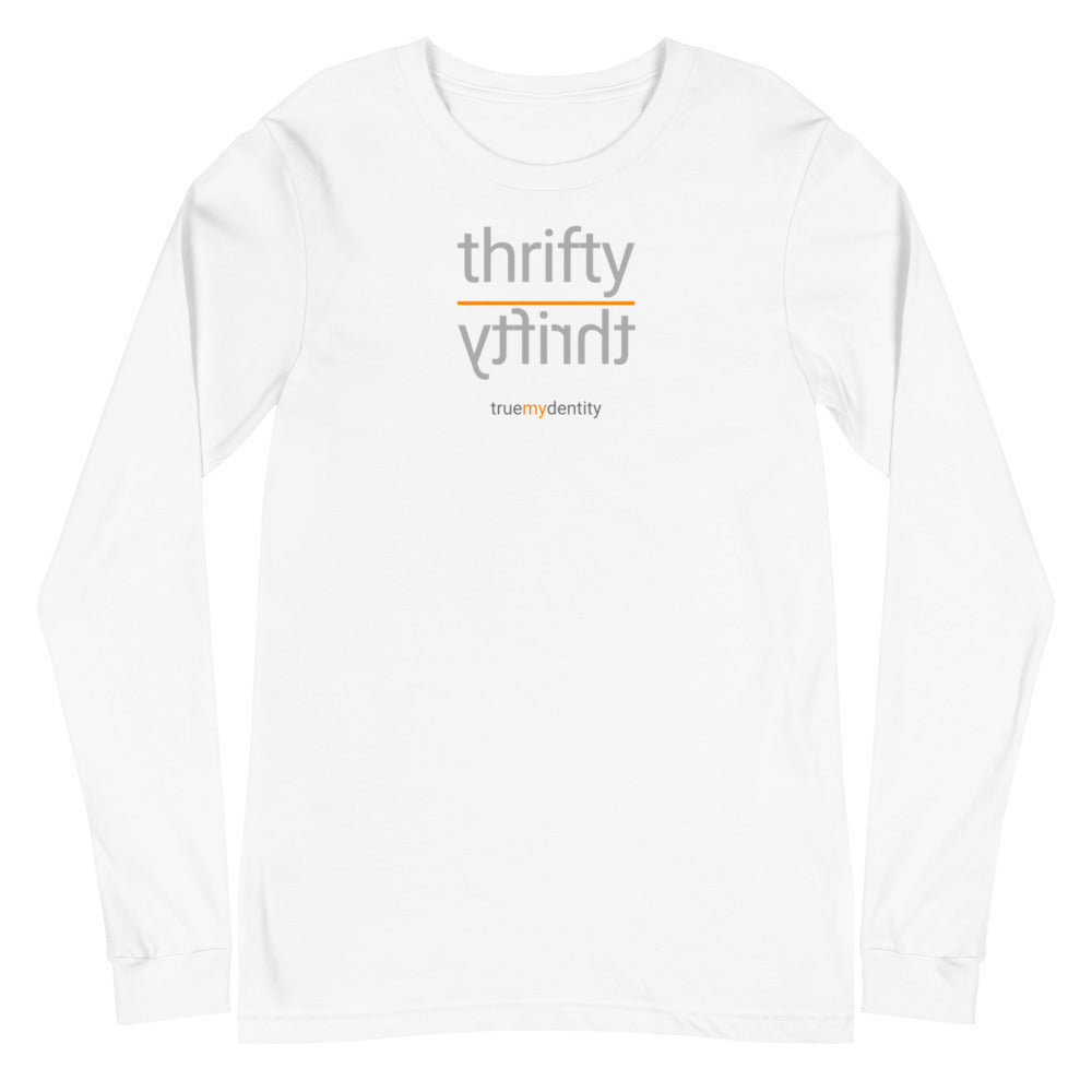 THRIFTY Long Sleeve Shirt Reflection Design | Unisex