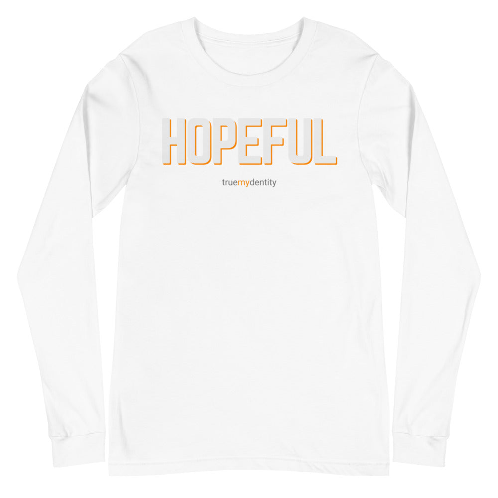 HOPEFUL Long Sleeve Shirt Bold Design | Unisex