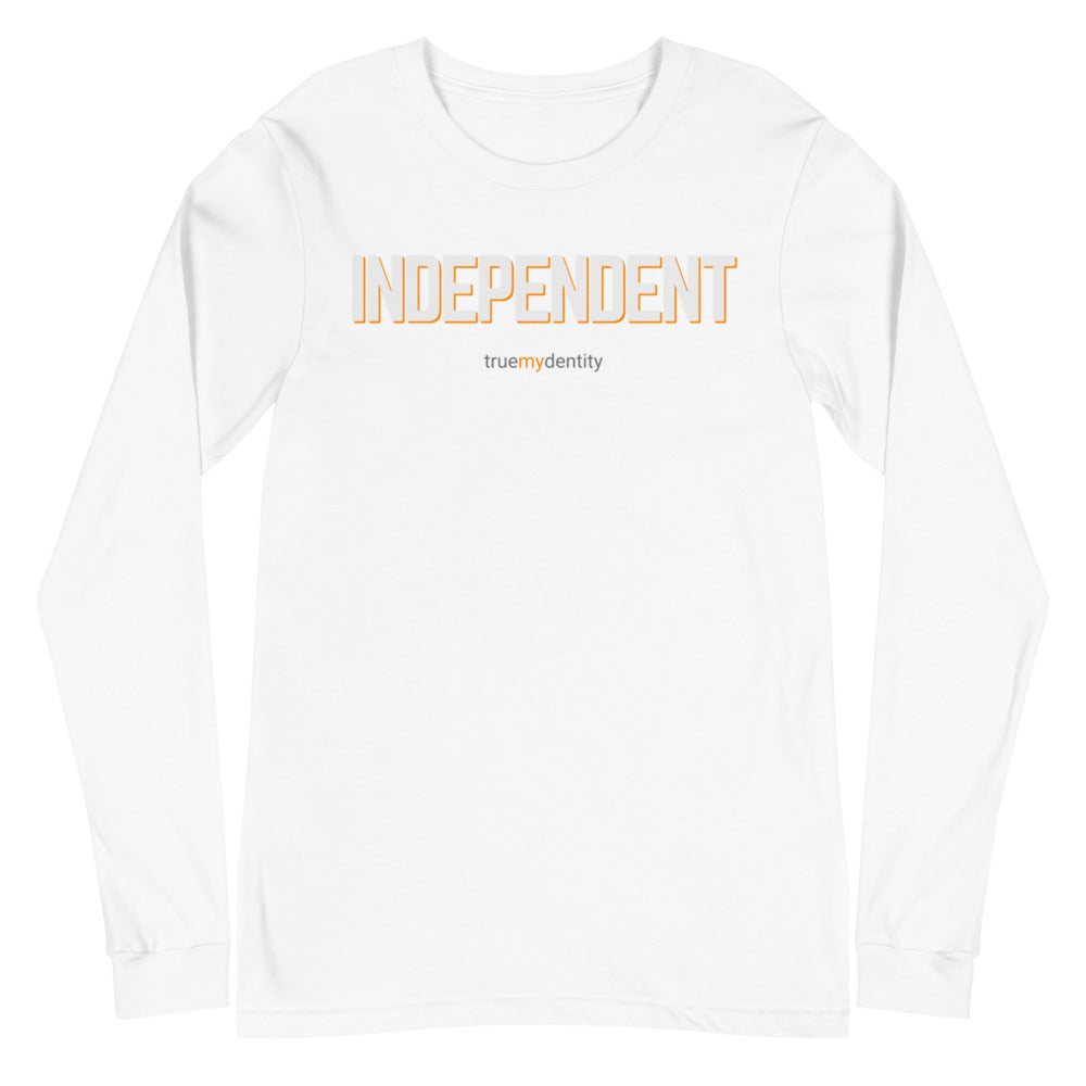 INDEPENDENT Long Sleeve Shirt Bold Design | Unisex