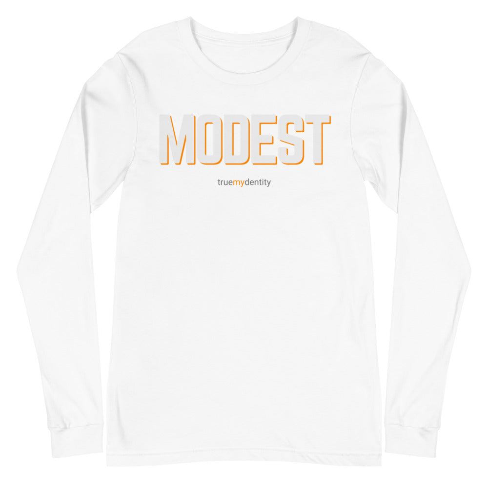 MODEST Long Sleeve Shirt Bold Design | Unisex