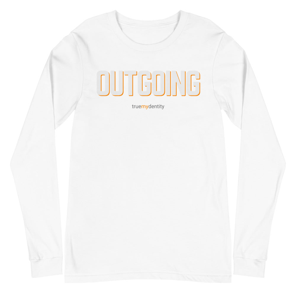 OUTGOING Long Sleeve Shirt Bold Design | Unisex