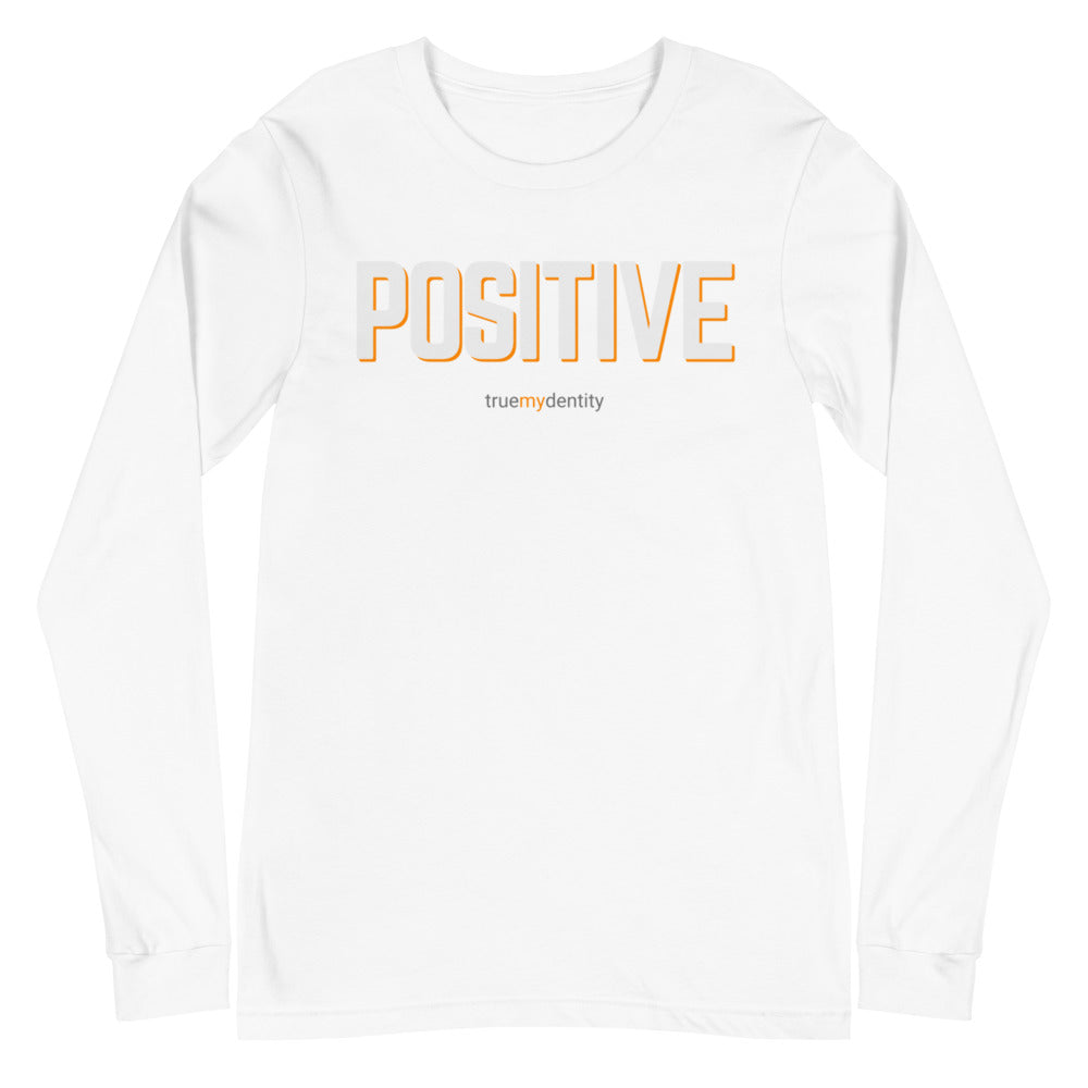 POSITIVE Long Sleeve Shirt Bold Design | Unisex