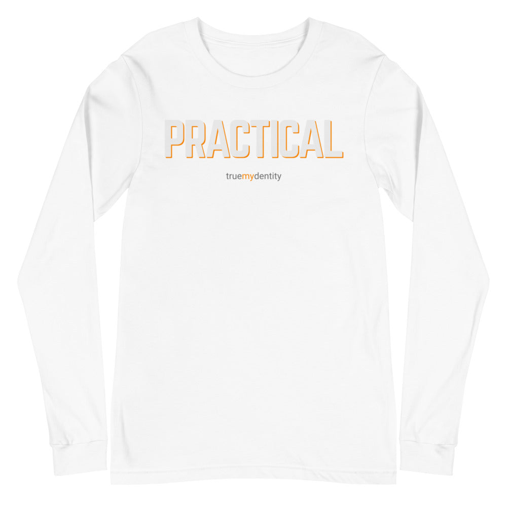 PRACTICAL Long Sleeve Shirt Bold Design | Unisex