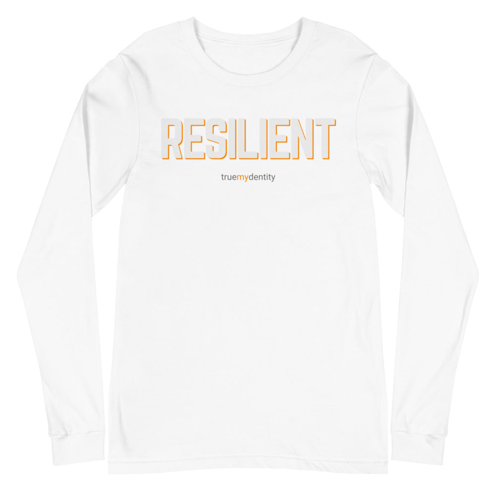 RESILIENT Long Sleeve Shirt Bold Design | Unisex