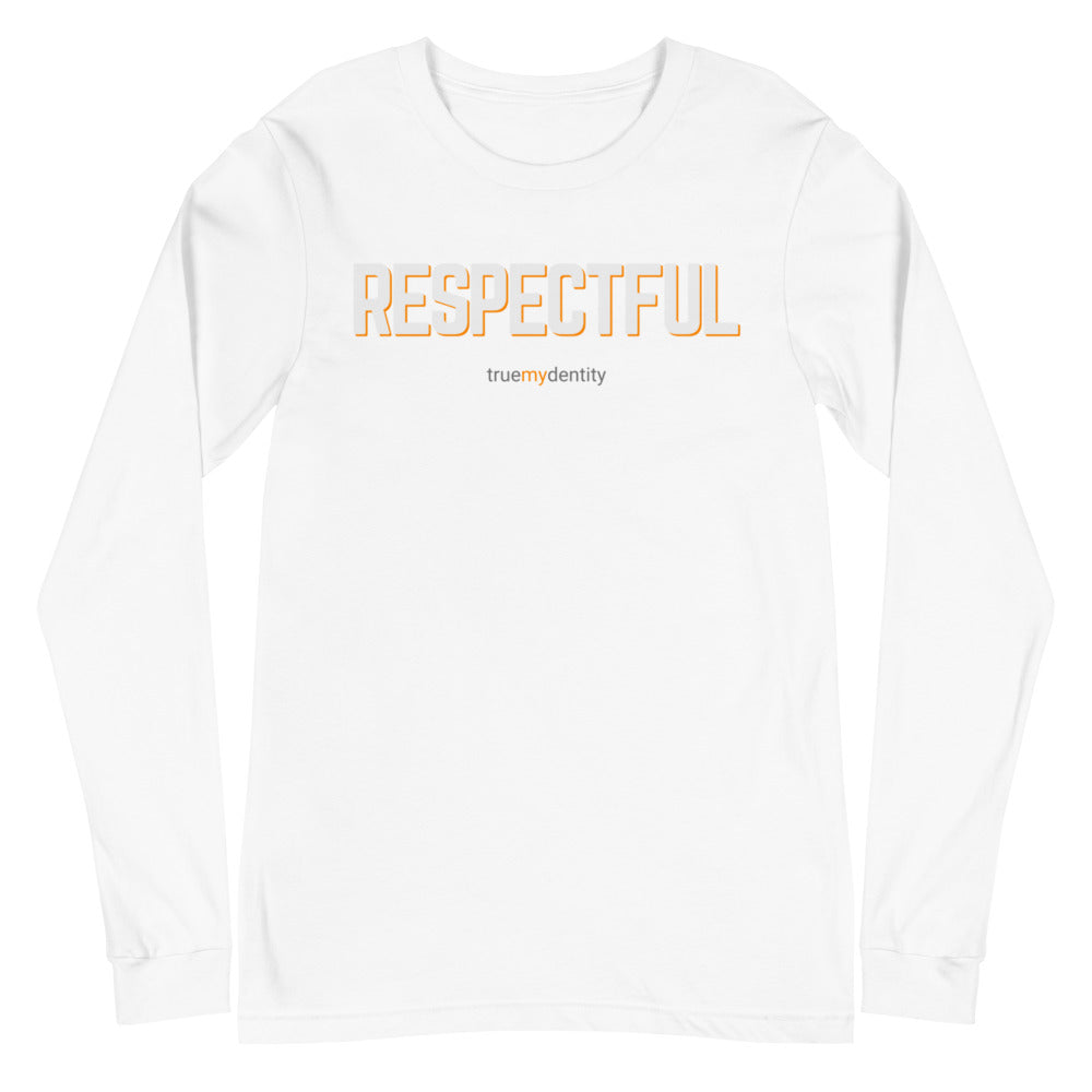 RESPECTFUL Long Sleeve Shirt Bold Design | Unisex