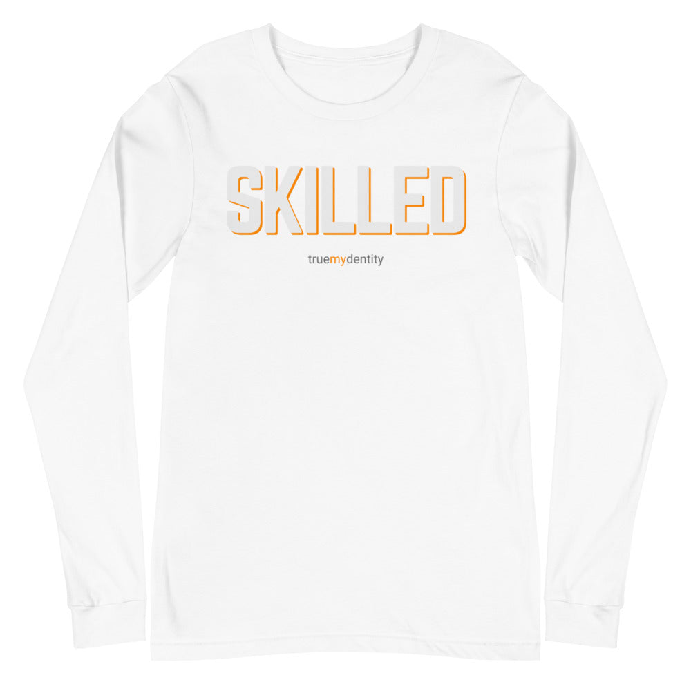 SKILLED Long Sleeve Shirt Bold Design | Unisex