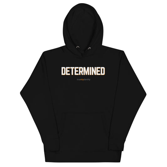 DETERMINED Hoodie Bold Design | Unisex