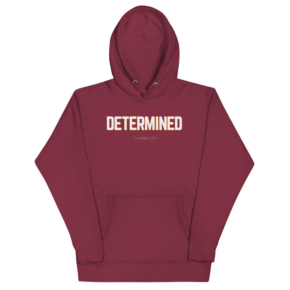 DETERMINED Hoodie Bold Design | Unisex