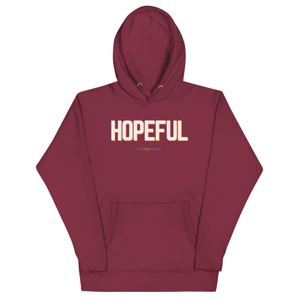 HOPEFUL Hoodie Bold Design | Unisex