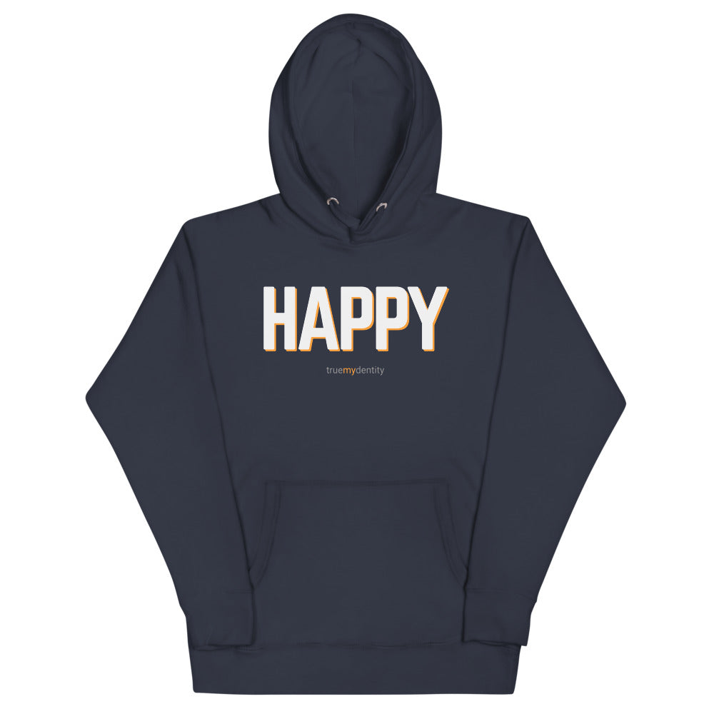 HAPPY Hoodie Bold Design | Unisex