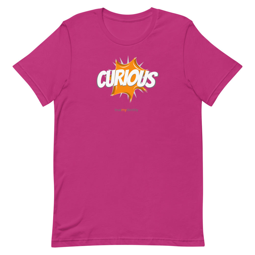 CURIOUS T-Shirt Action Design | Unisex