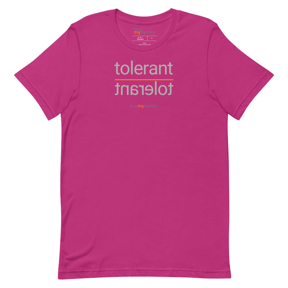 TOLERANT T-Shirt Reflection Design | Unisex