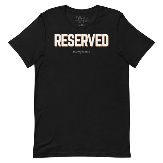 RESERVED T-Shirt Bold Design | Unisex