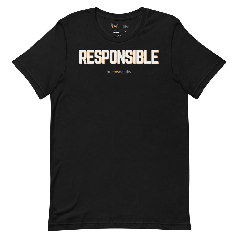 RESPONSIBLE T-Shirt Bold Design | Unisex