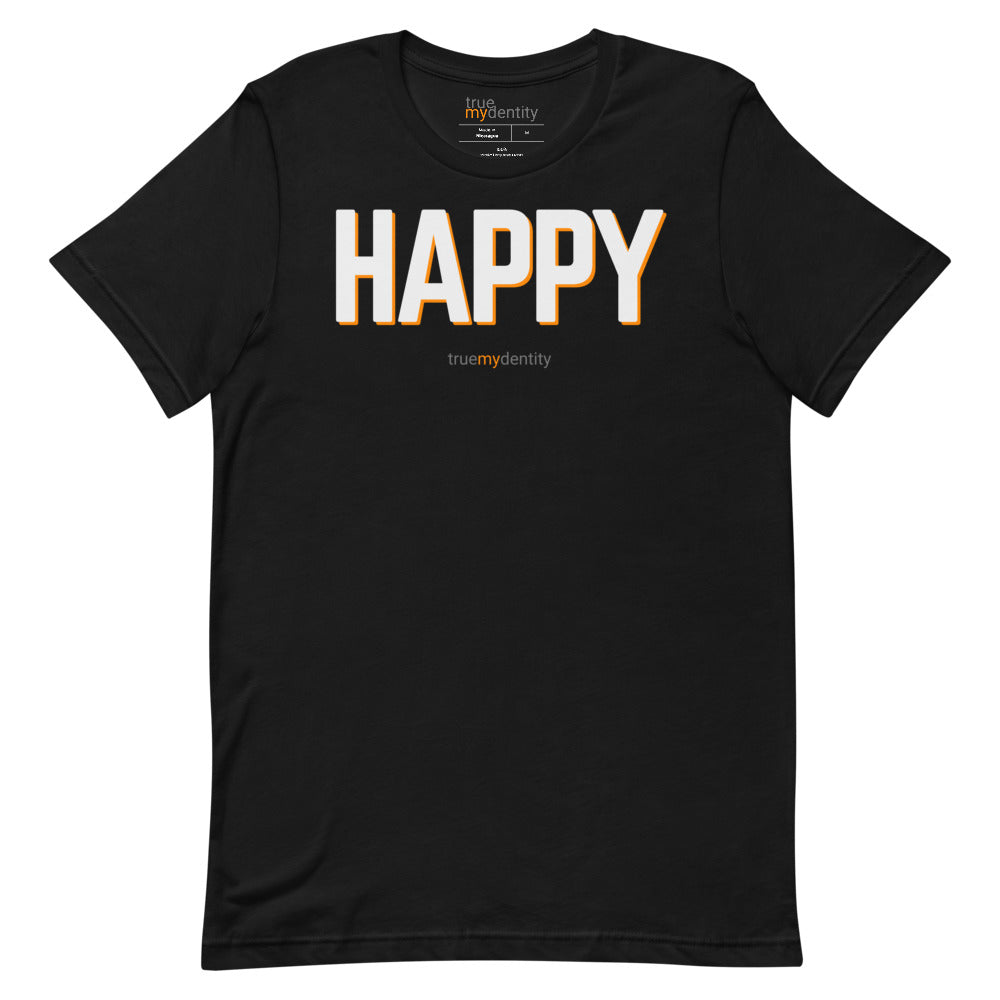 HAPPY T-Shirt Bold Design | Unisex