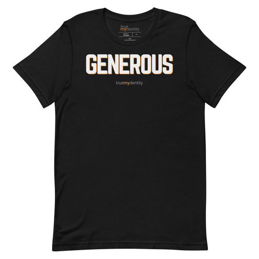 GENEROUS T-Shirt Bold Design | Unisex