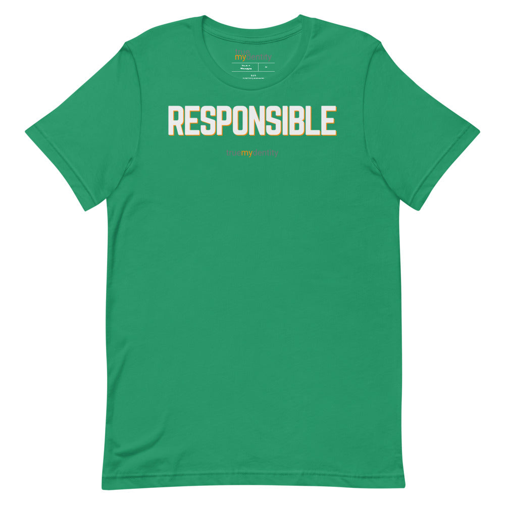 RESPONSIBLE T-Shirt Bold Design | Unisex