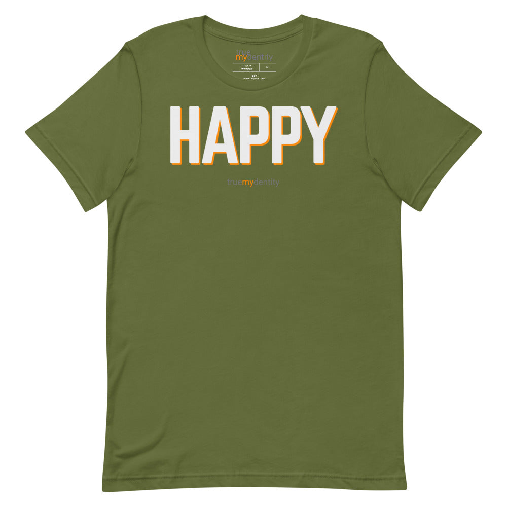 HAPPY T-Shirt Bold Design | Unisex