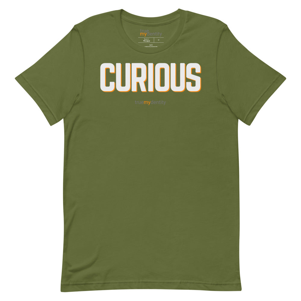 CURIOUS T-Shirt Bold Design | Unisex