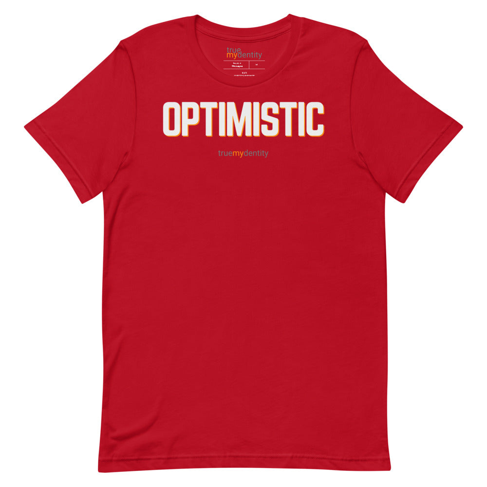 OPTIMISTIC T-Shirt Bold Design | Unisex