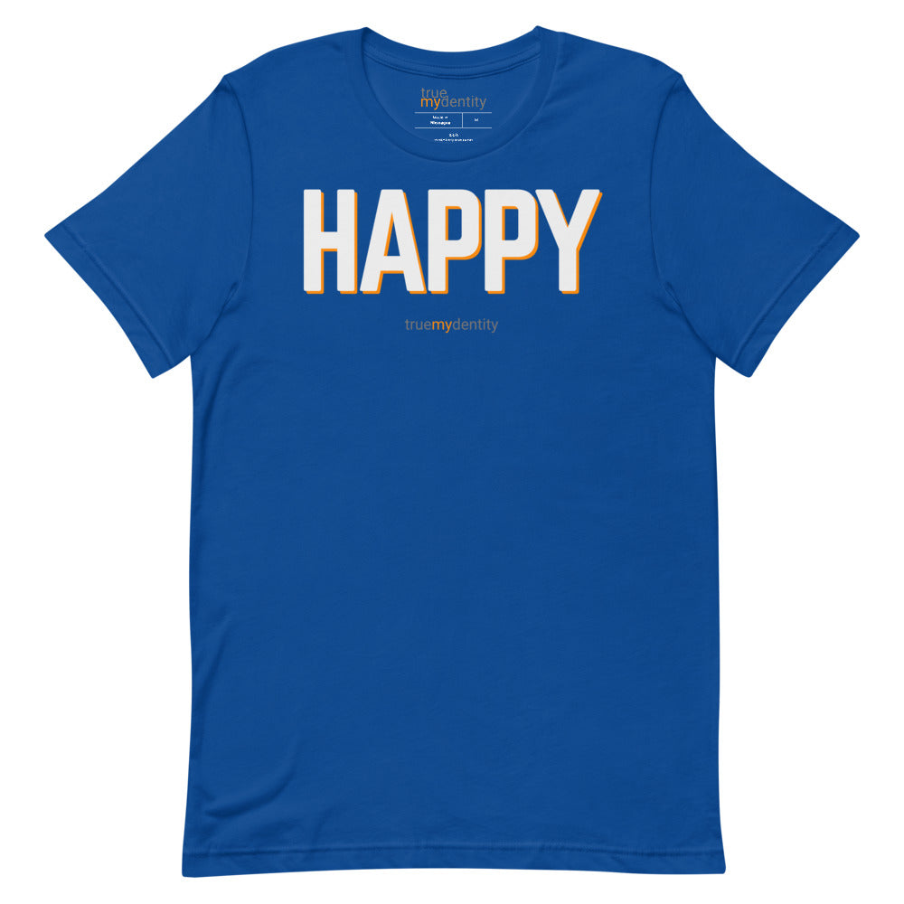 HAPPY T-Shirt Bold Design | Unisex